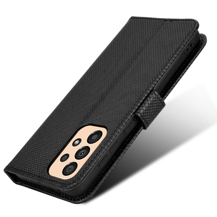 For Samsung Galaxy A23 5G Diamond Texture Leather Phone Case