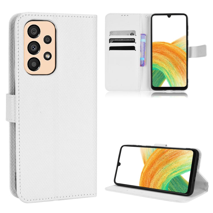 For Samsung Galaxy A23 5G Diamond Texture Leather Phone Case