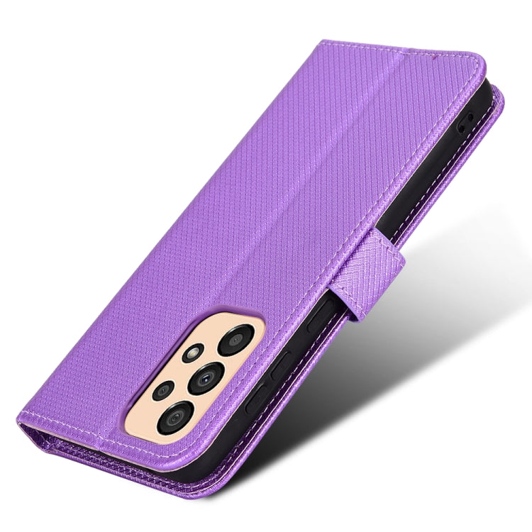For Samsung Galaxy A33 5G Diamond Texture Leather Phone Case