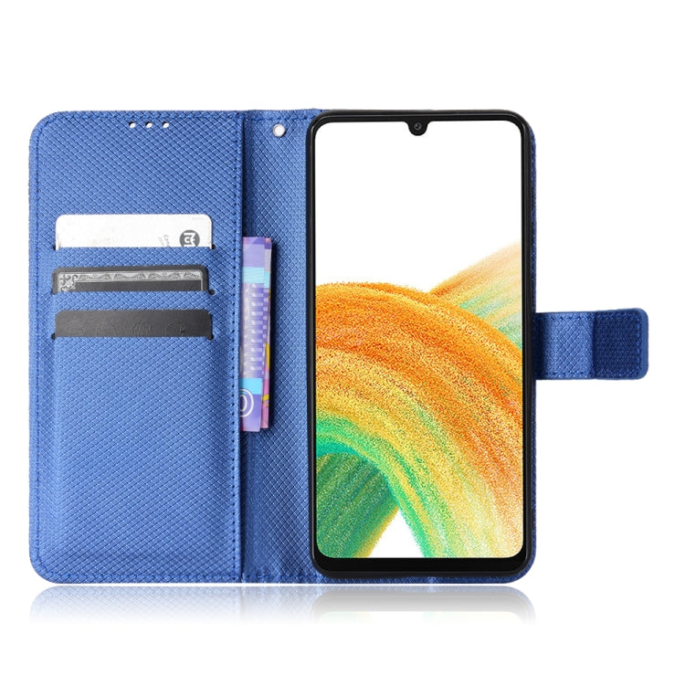 For Samsung Galaxy A33 5G Diamond Texture Leather Phone Case