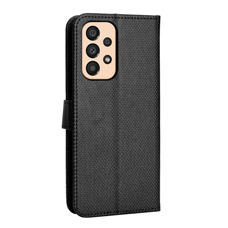 For Samsung Galaxy A33 5G Diamond Texture Leather Phone Case