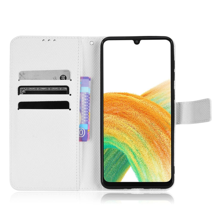 For Samsung Galaxy A33 5G Diamond Texture Leather Phone Case