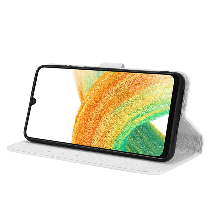 For Samsung Galaxy A33 5G Diamond Texture Leather Phone Case