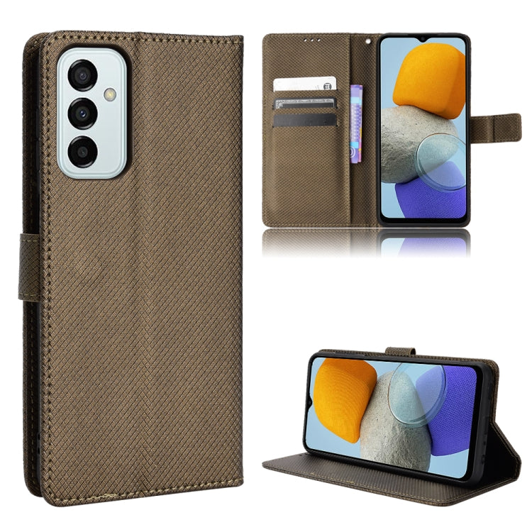 For Samsung Galaxy M23 5G Diamond Texture Leather Phone Case
