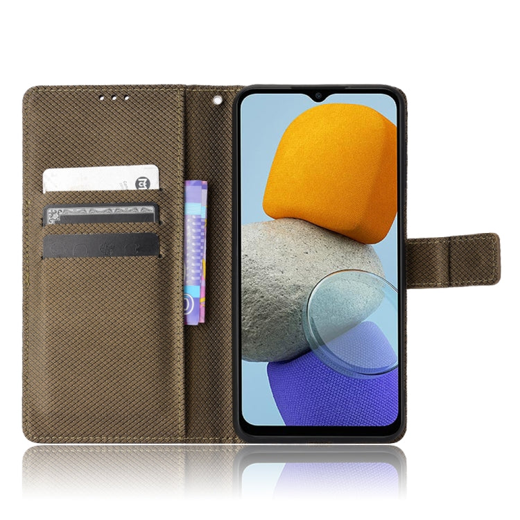 For Samsung Galaxy M23 5G Diamond Texture Leather Phone Case