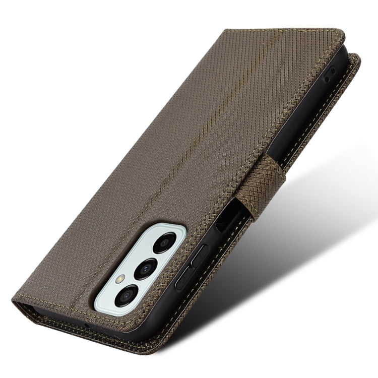 For Samsung Galaxy M23 5G Diamond Texture Leather Phone Case