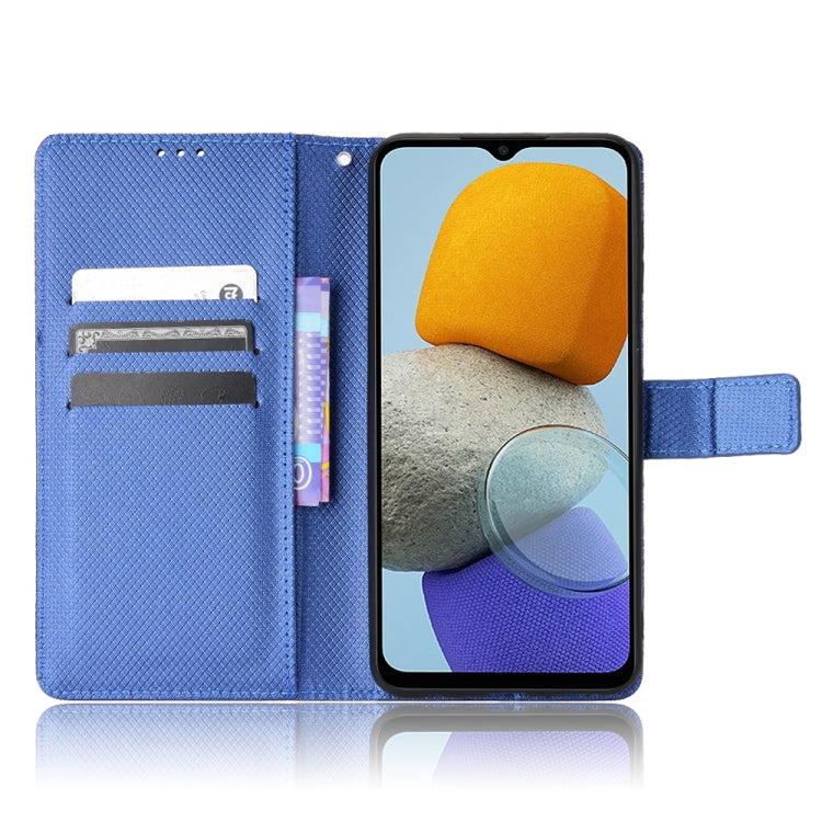 For Samsung Galaxy M23 5G Diamond Texture Leather Phone Case