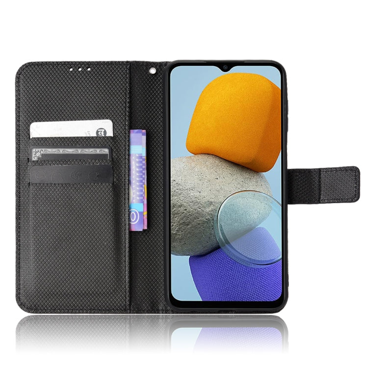 For Samsung Galaxy M23 5G Diamond Texture Leather Phone Case