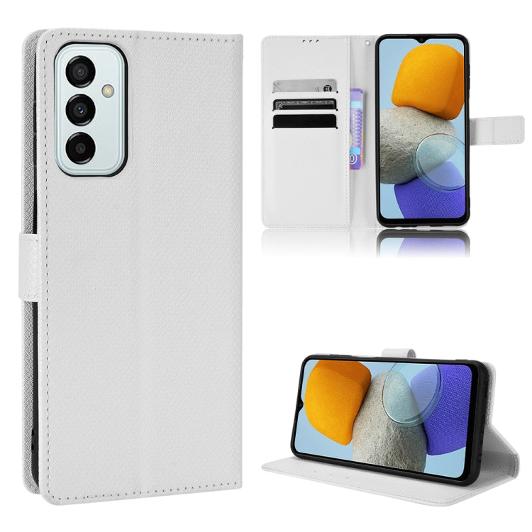 For Samsung Galaxy M23 5G Diamond Texture Leather Phone Case