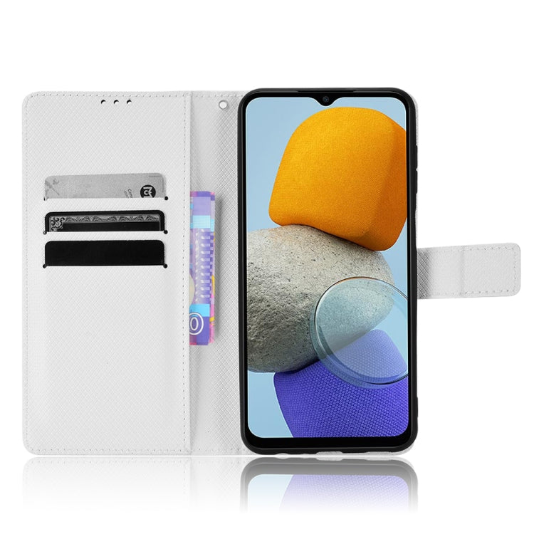 For Samsung Galaxy M23 5G Diamond Texture Leather Phone Case