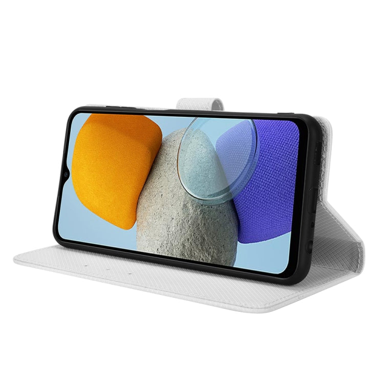 For Samsung Galaxy M23 5G Diamond Texture Leather Phone Case