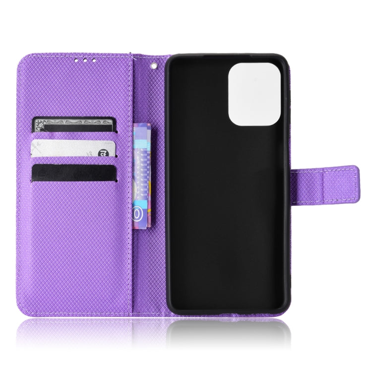 For Samsung Galaxy M53 5G Diamond Texture Leather Phone Case