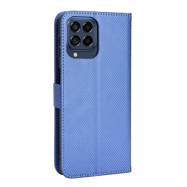 For Samsung Galaxy M53 5G Diamond Texture Leather Phone Case