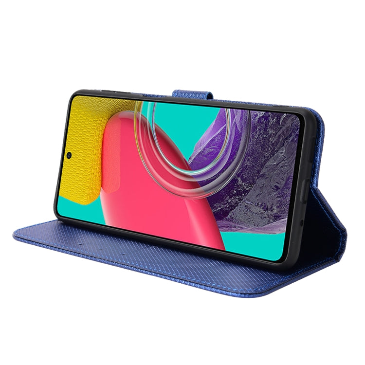 For Samsung Galaxy M53 5G Diamond Texture Leather Phone Case