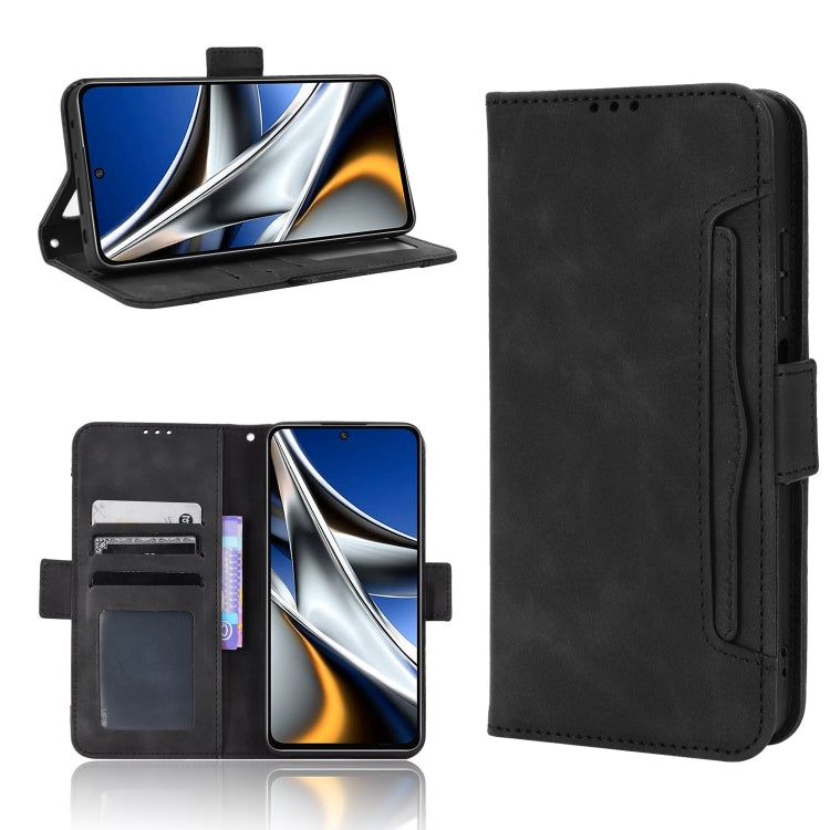 For Xiaomi Poco X4 Pro 5G Skin Feel Calf Pattern Leather Phone Case