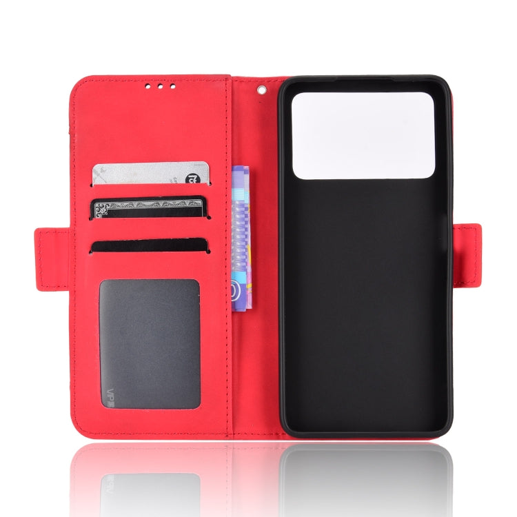 For Xiaomi Poco X4 Pro 5G Skin Feel Calf Pattern Leather Phone Case