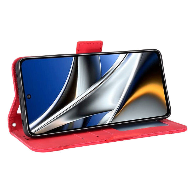 For Xiaomi Poco X4 Pro 5G Skin Feel Calf Pattern Leather Phone Case