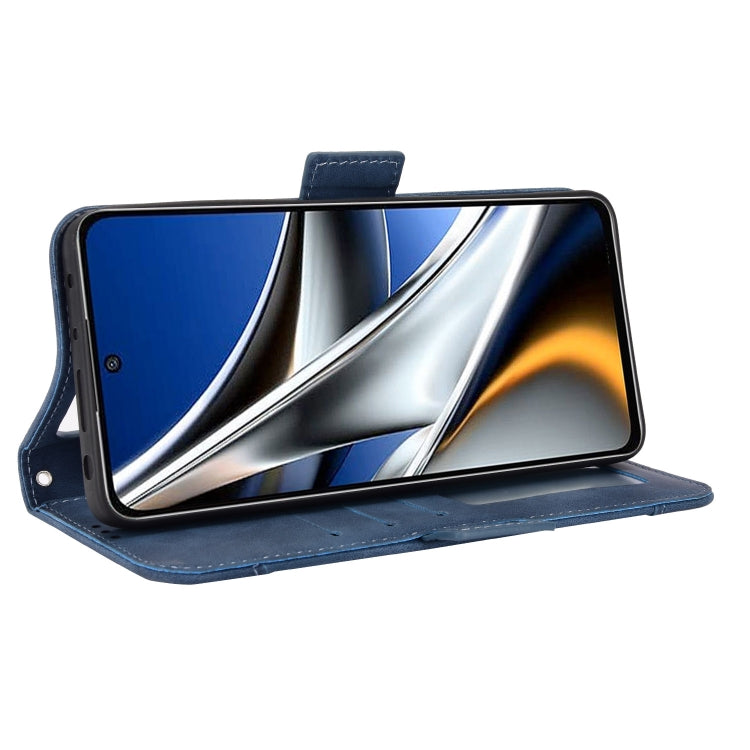 For Xiaomi Poco X4 Pro 5G Skin Feel Calf Pattern Leather Phone Case