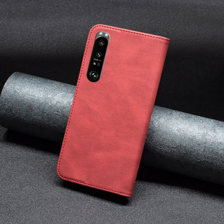 For Sony Xperia 1 III Magnetic RFID Blocking Anti-Theft Leather Phone Case