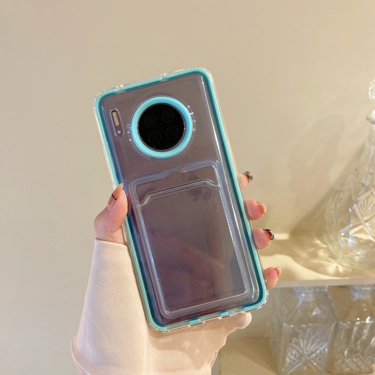 For Huawei Mate 30 Transparent Card Slot TPU Phone Case