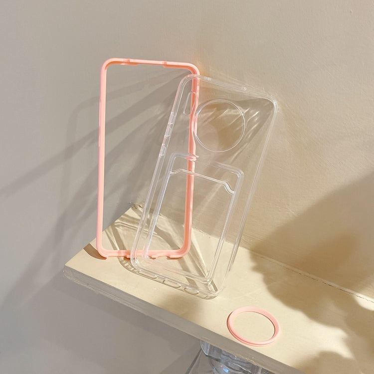 For Huawei Mate 30 Transparent Card Slot TPU Phone Case