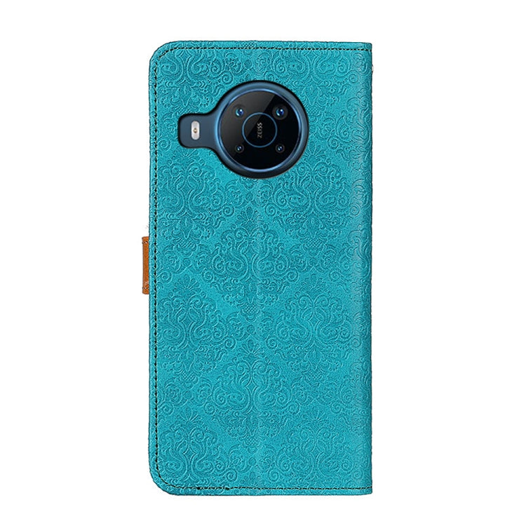 For Nokia X100 European Floral Embossed Leather Phone Case