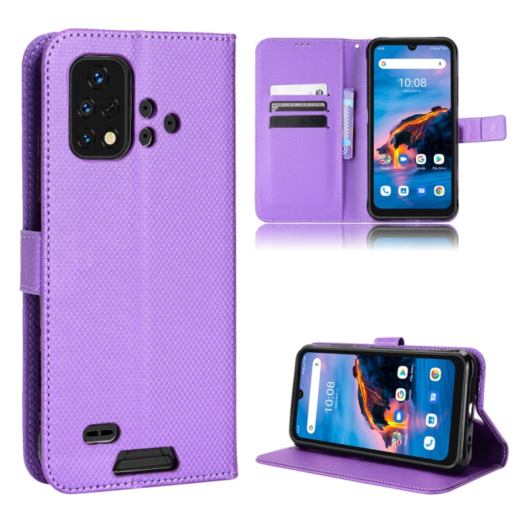 For Umidigi Bison X10G / X10G NFC Diamond Texture Leather Phone Case