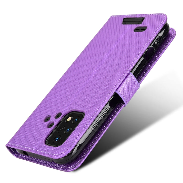 For Umidigi Bison X10G / X10G NFC Diamond Texture Leather Phone Case