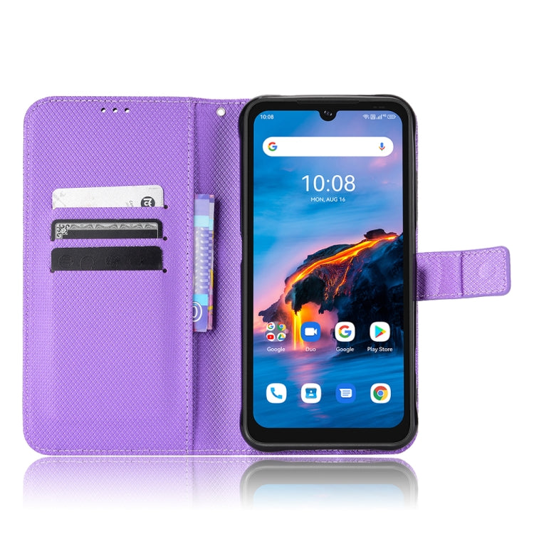 For Umidigi Bison X10G / X10G NFC Diamond Texture Leather Phone Case