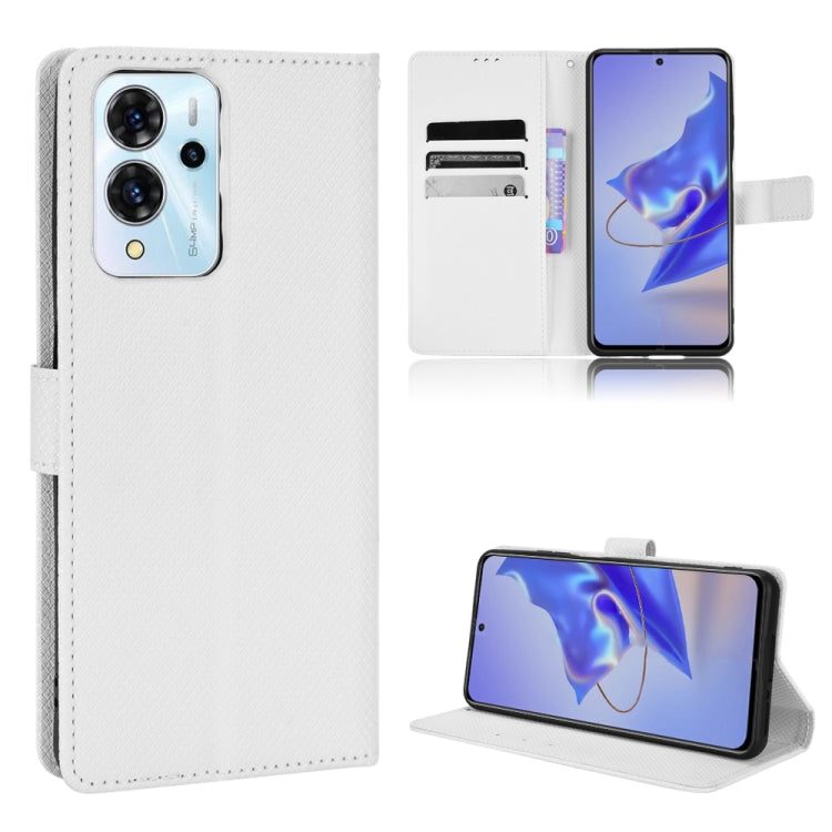 For ZTE Blade V40 Pro Diamond Texture Leather Phone Case
