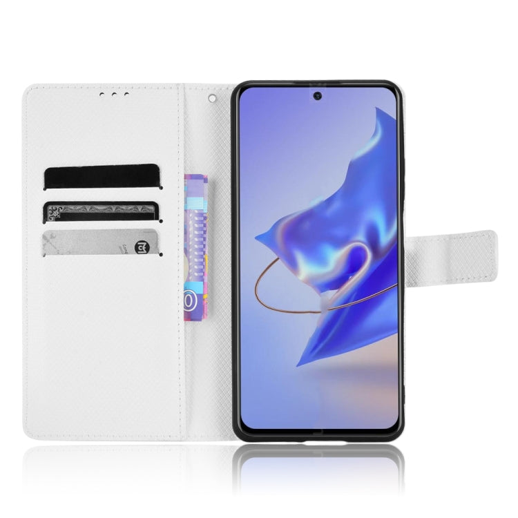 For ZTE Blade V40 Pro Diamond Texture Leather Phone Case