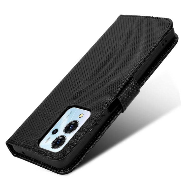 For ZTE Blade V40 Pro Diamond Texture Leather Phone Case