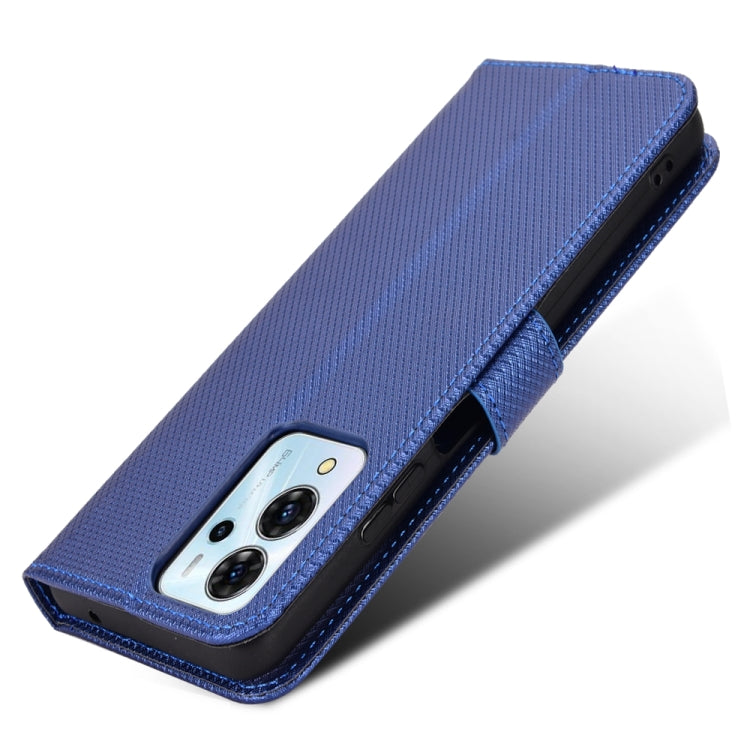 For ZTE Blade V40 Pro Diamond Texture Leather Phone Case