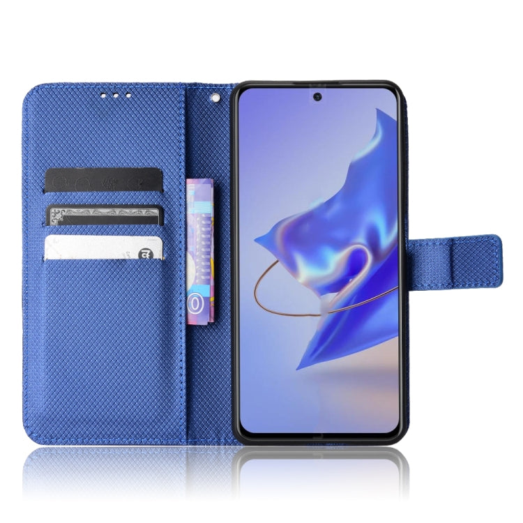 For ZTE Blade V40 Pro Diamond Texture Leather Phone Case