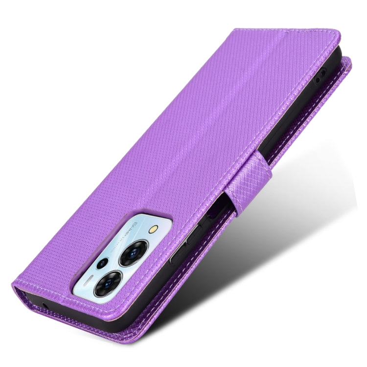 For ZTE Blade V40 Pro Diamond Texture Leather Phone Case