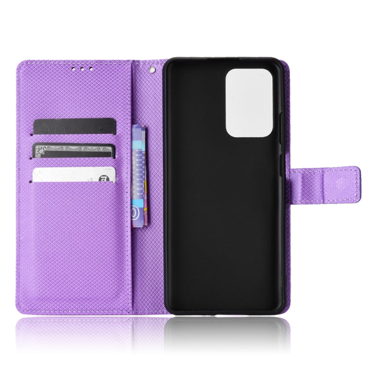 For ZTE Blade V40 Pro Diamond Texture Leather Phone Case