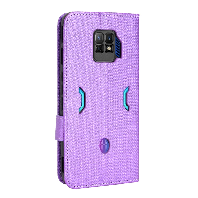 For ZTE nubia Red Magic 7 Pro Diamond Texture Leather Phone Case