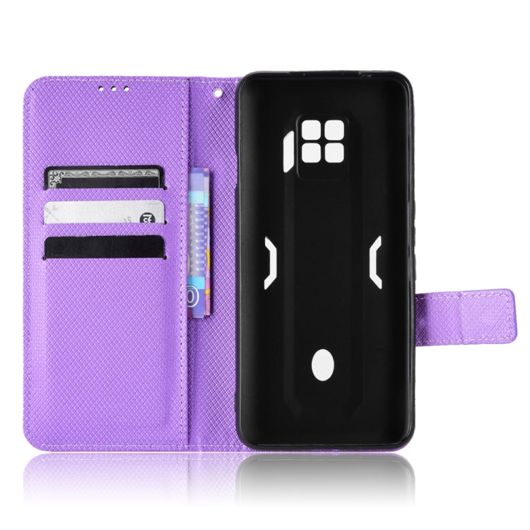 For ZTE nubia Red Magic 7 Pro Diamond Texture Leather Phone Case