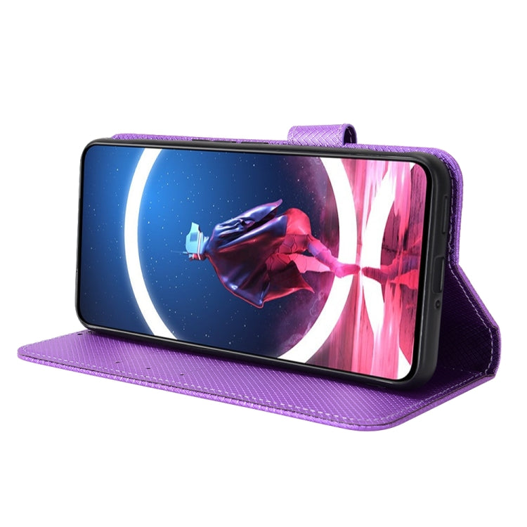 For ZTE nubia Red Magic 7 Pro Diamond Texture Leather Phone Case