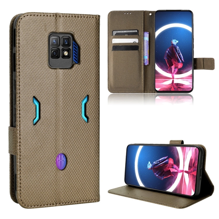For ZTE nubia Red Magic 7 Pro Diamond Texture Leather Phone Case