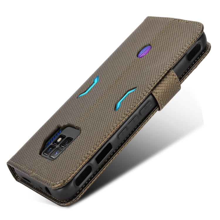 For ZTE nubia Red Magic 7 Pro Diamond Texture Leather Phone Case