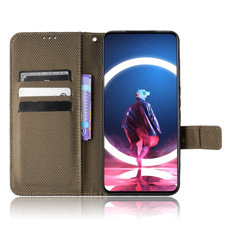 For ZTE nubia Red Magic 7 Pro Diamond Texture Leather Phone Case