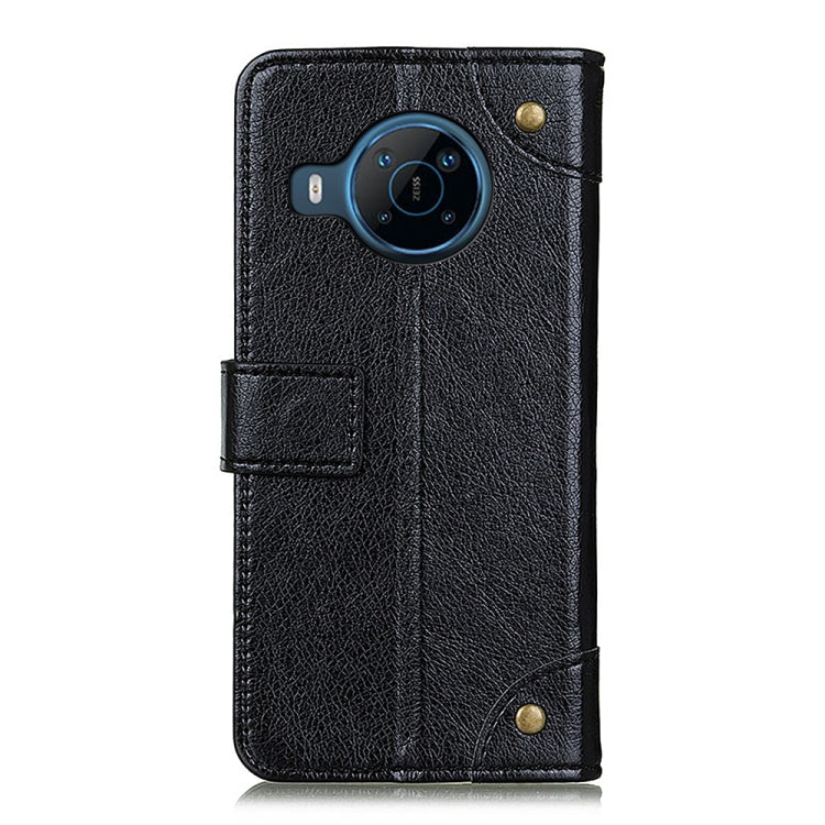 For Nokia X100 Copper Buckle Nappa Texture Leather Phone Case