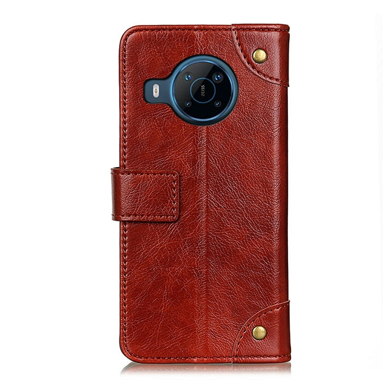 For Nokia X100 Copper Buckle Nappa Texture Leather Phone Case