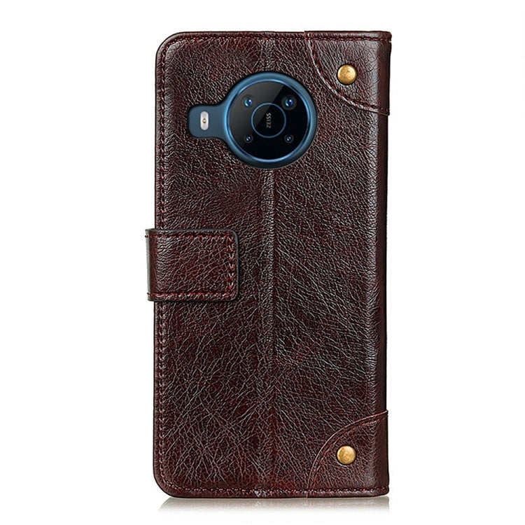 For Nokia X100 Copper Buckle Nappa Texture Leather Phone Case