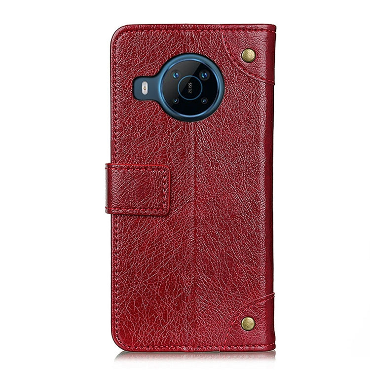 For Nokia X100 Copper Buckle Nappa Texture Leather Phone Case
