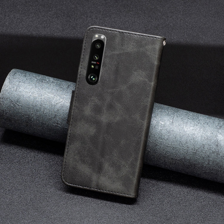 For Sony Xperia 1 III Lambskin Texture Leather Phone Case