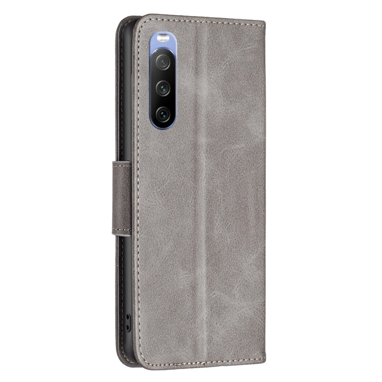 For Sony Xperia 10 III Lambskin Texture Leather Phone Case