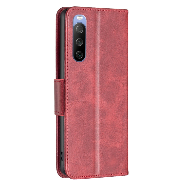 For Sony Xperia 10 III Lambskin Texture Leather Phone Case