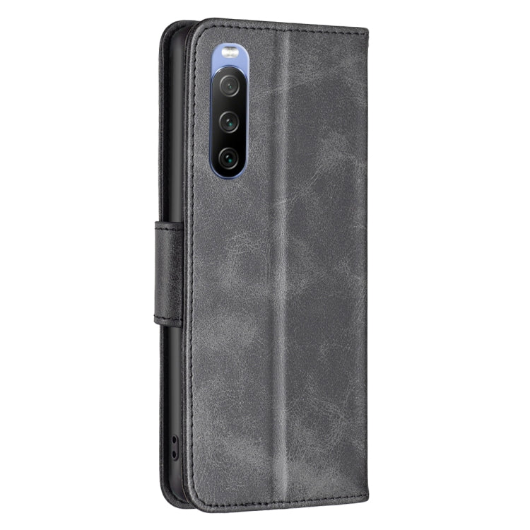 For Sony Xperia 10 III Lambskin Texture Leather Phone Case